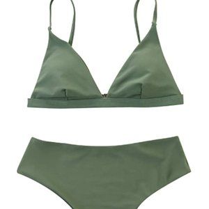 Army Green 2 Piece Bikini